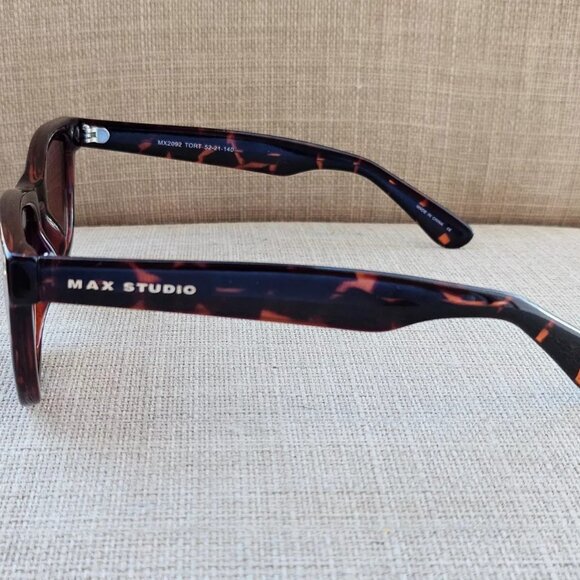 Max Studio Women Sunglasses Dark Tortoise MX2092 52[]21 140 Eye Wear - Picture 9 of 12